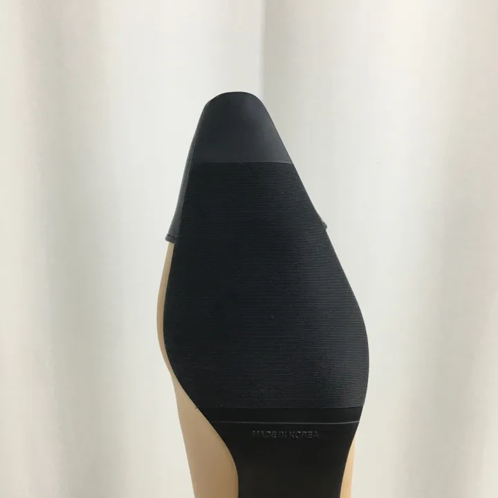 [국내제작/빠른배송] 스퀘어 배색 쿠션 통굽 펌프스 5cm 상세 이미지 37