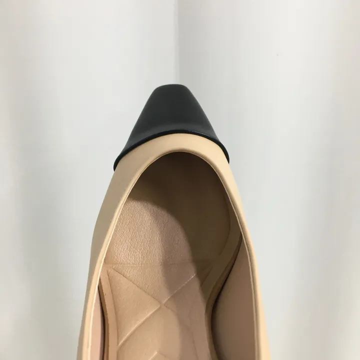 [국내제작/빠른배송] 스퀘어 배색 쿠션 통굽 펌프스 5cm 상세 이미지 34
