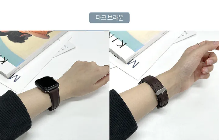 [오늘출발/2+1이벤트] 애플워치 스트랩 모음전 메탈 가죽 밀레니즈 루프 스포츠 밴드 실리콘 애플워치 시계줄 3 6 7 8 se2 울트라 상세 이미지 99