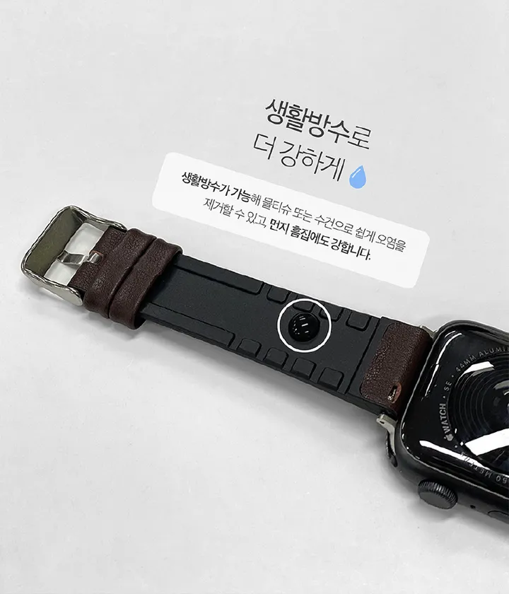 [오늘출발/2+1이벤트] 애플워치 스트랩 모음전 메탈 가죽 밀레니즈 루프 스포츠 밴드 실리콘 애플워치 시계줄 3 6 7 8 se2 울트라 상세 이미지 97