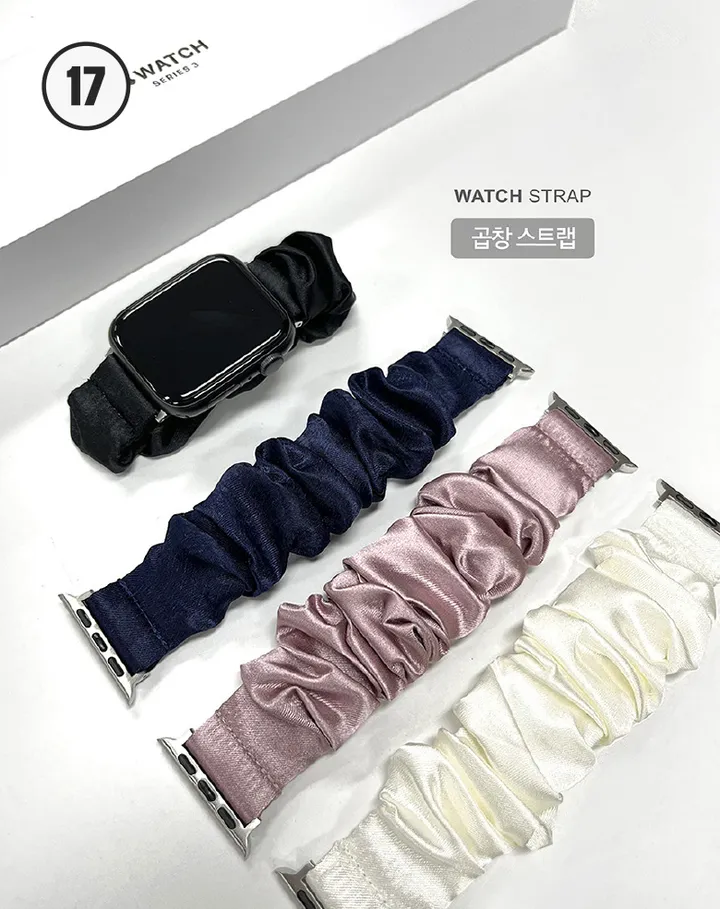 [오늘출발/2+1이벤트] 애플워치 스트랩 모음전 메탈 가죽 밀레니즈 루프 스포츠 밴드 실리콘 애플워치 시계줄 3 6 7 8 se2 울트라 상세 이미지 101