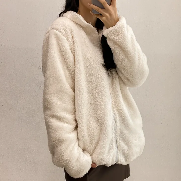 (🧡최저가 / 남녀공용🧡) 따뜻 플리스 후리스 커플 포근 털 겨울 집업 (L~XL) 상세 이미지 5