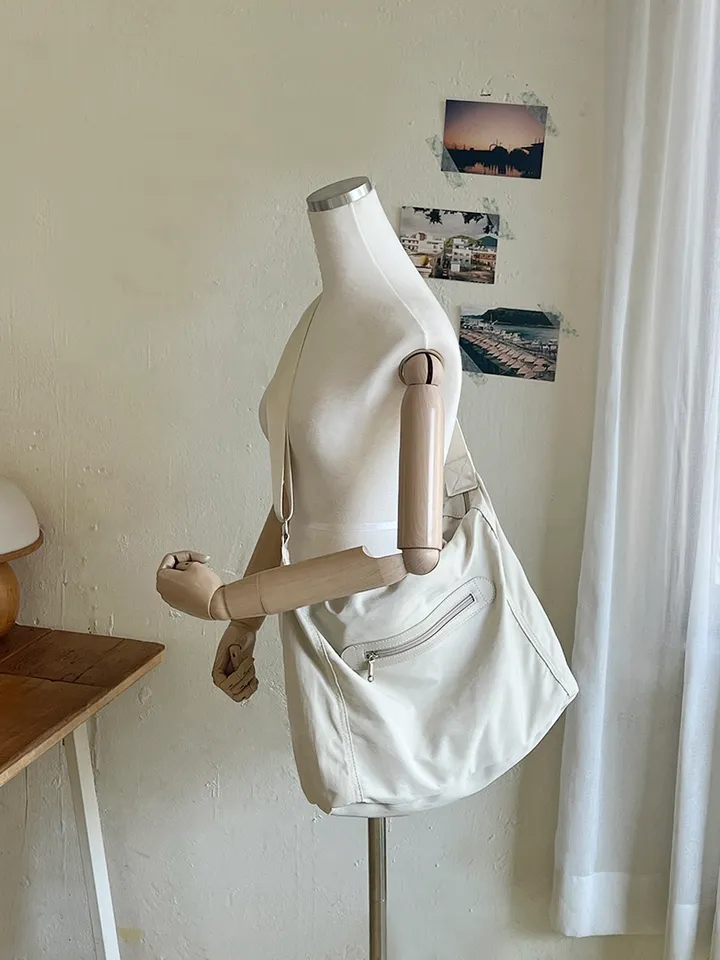 나일론 브릿 지퍼 보부상가방 빅 크로스 에코백 (4color) 상세 이미지 20