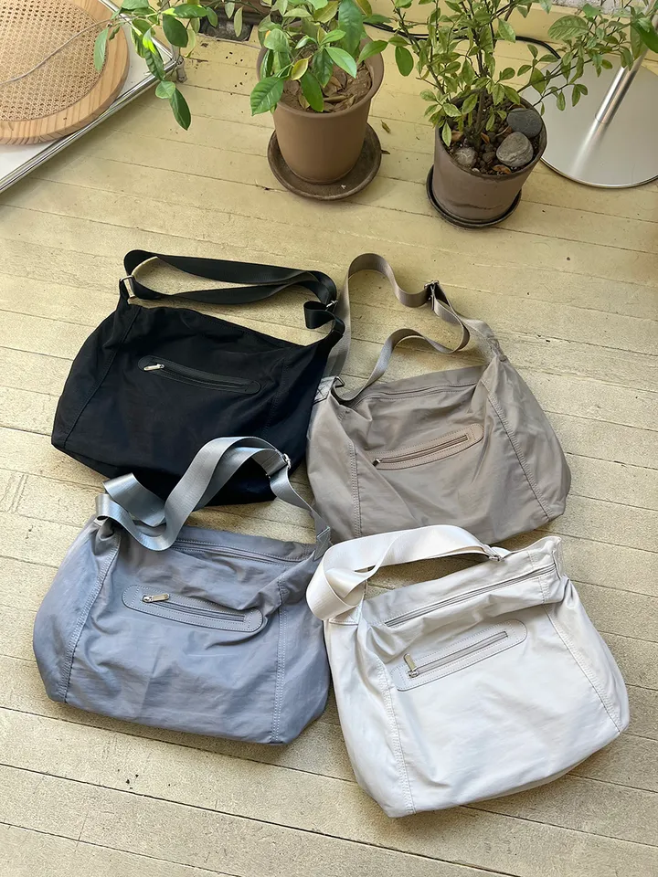 나일론 브릿 지퍼 보부상가방 빅 크로스 에코백 (4color) 상세 이미지 34