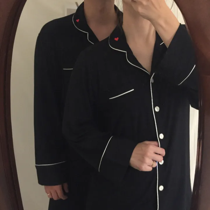 ❤️오늘출발❤️친환경 안심원단 커플잠옷 백화점 수면 파자마 선물 상세 이미지 43
