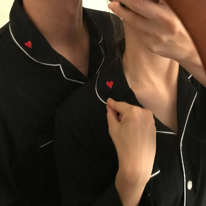 ❤️오늘출발❤️친환경 안심원단 커플잠옷 백화점 수면 파자마 선물 상세 이미지 3