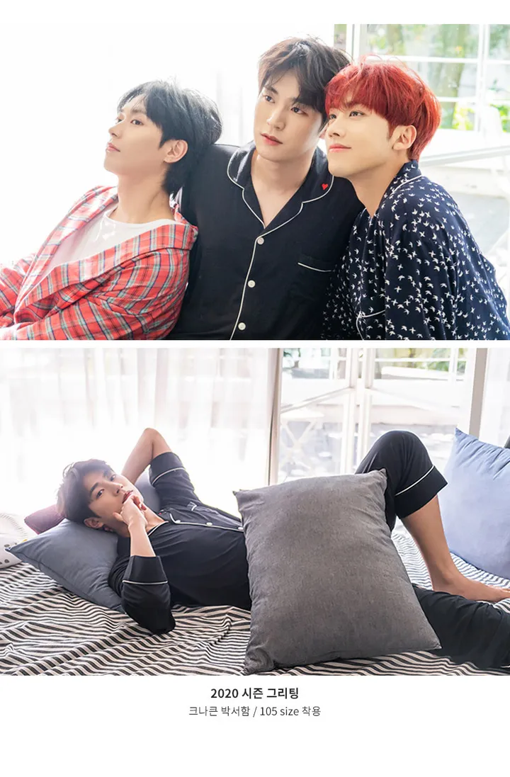 ❤️오늘출발❤️친환경 안심원단 커플잠옷 백화점 수면 파자마 선물 상세 이미지 11