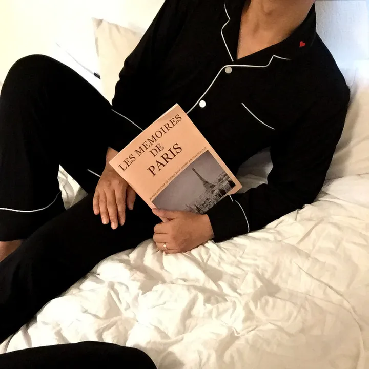 ❤️오늘출발❤️친환경 안심원단 커플잠옷 백화점 수면 파자마 선물 상세 이미지 36