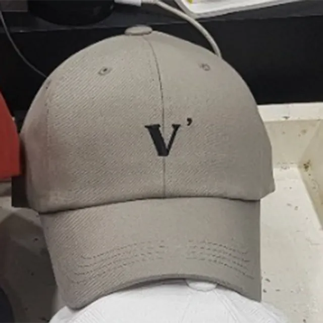 [묶음할인]심플 V 데일리 로고 깊이감깊은 대두 볼캡 연예인 모자 6color 상세 이미지 25
