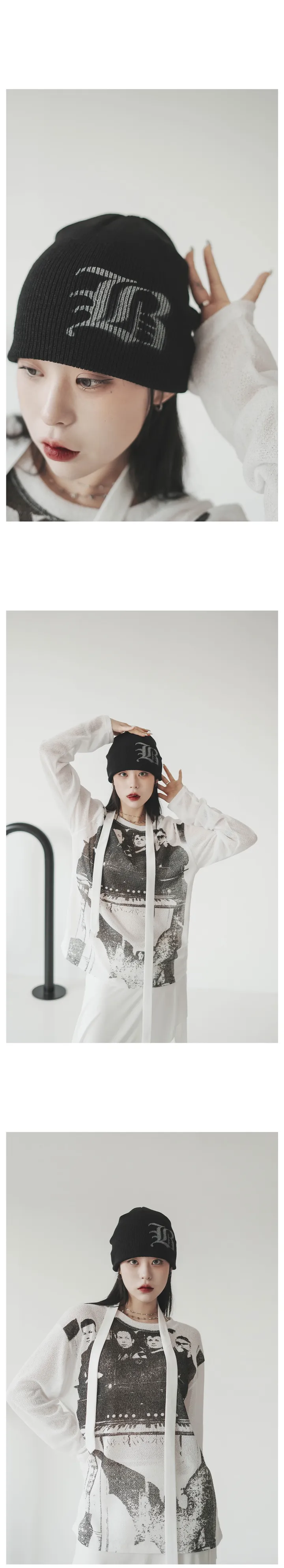 레터링 히핑 비니 상세 이미지 2