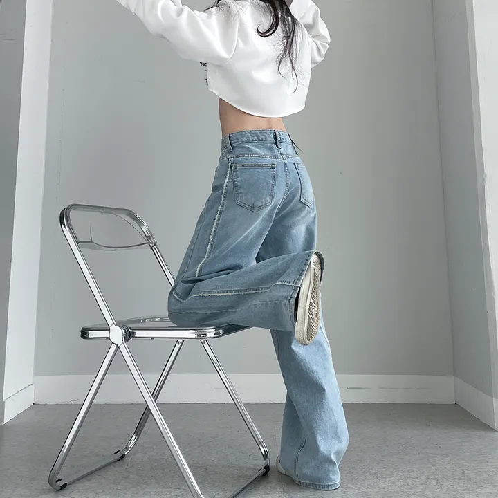 [~3XL] 테슬라 라인 와이드 데님 팬츠 상세 이미지 40