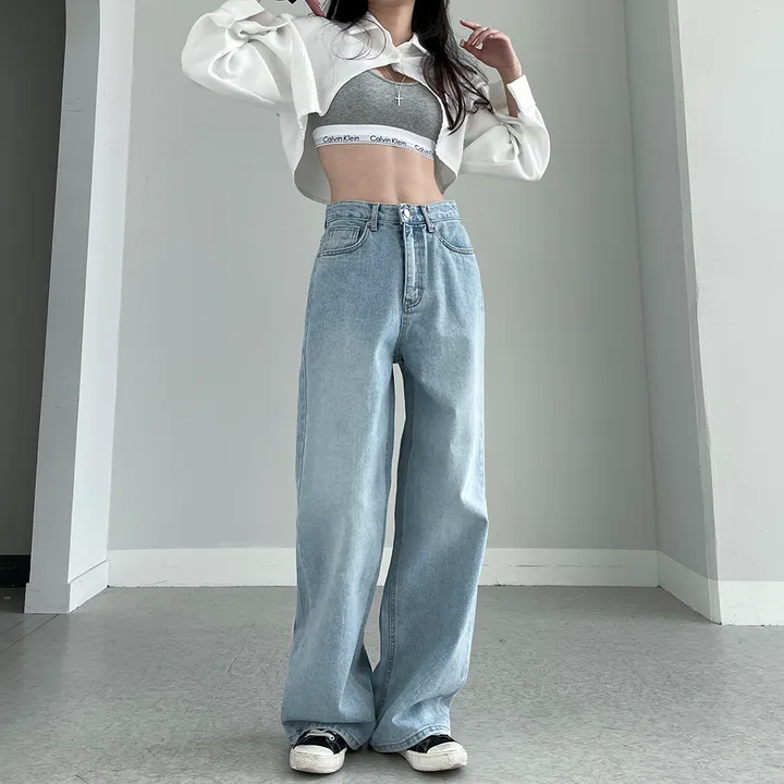 [~3XL] 테슬라 라인 와이드 데님 팬츠 상세 이미지 48