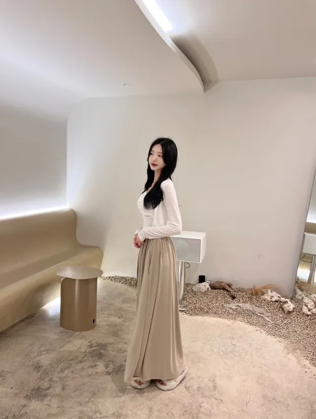 *당일발송*동일상품최저가*무조건 강추! [세트가격/핏보장] 드레이프 언발 셔링 나시 가디건 이너 탑 세트 4colors 상세 이미지 11