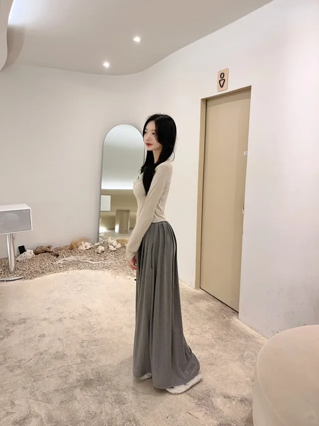 *당일발송*동일상품최저가*무조건 강추! [세트가격/핏보장] 드레이프 언발 셔링 나시 가디건 이너 탑 세트 4colors 상세 이미지 3
