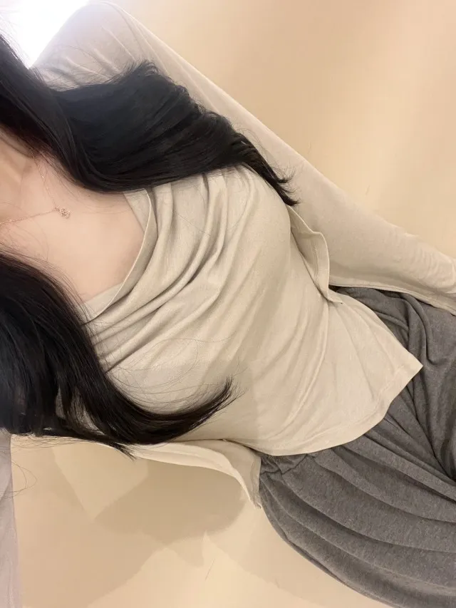 *당일발송*동일상품최저가*무조건 강추! [세트가격/핏보장] 드레이프 언발 셔링 나시 가디건 이너 탑 세트 4colors 상세 이미지 8