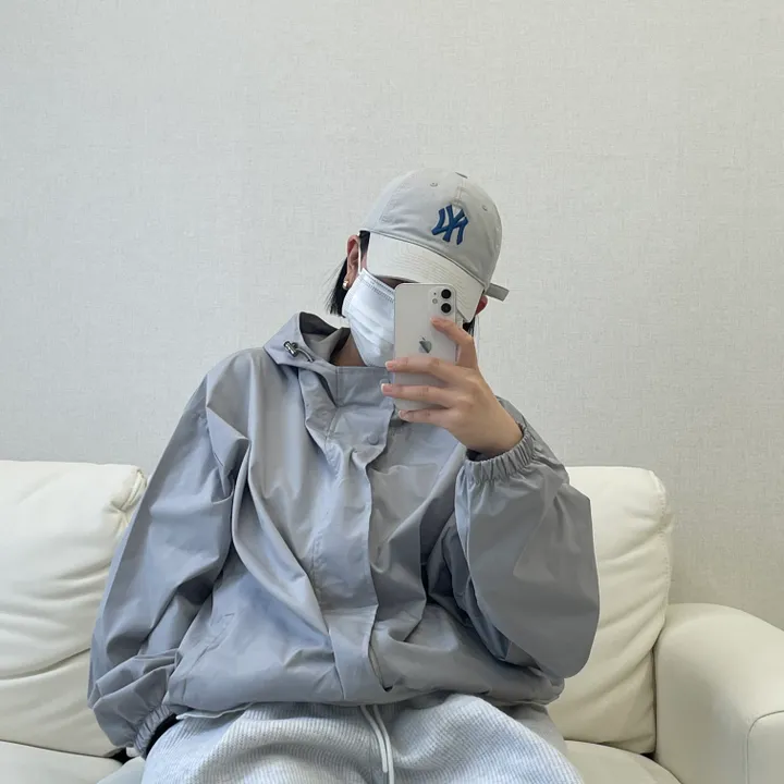 🔥기본템주문폭주🔥교복템 - 남녀공용 오버핏 바람막이 - 상세 이미지 6
