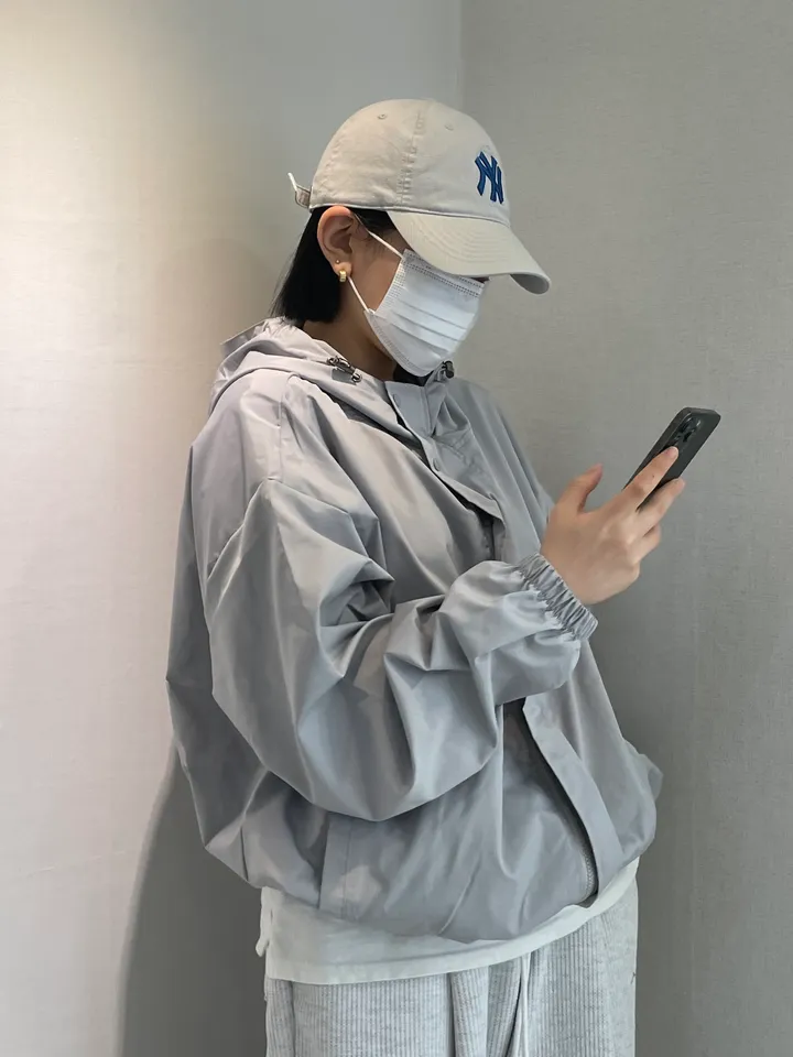 🔥기본템주문폭주🔥교복템 - 남녀공용 오버핏 바람막이 - 상세 이미지 8