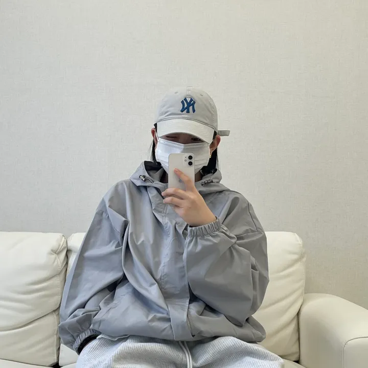 🔥기본템주문폭주🔥교복템 - 남녀공용 오버핏 바람막이 - 상세 이미지 7