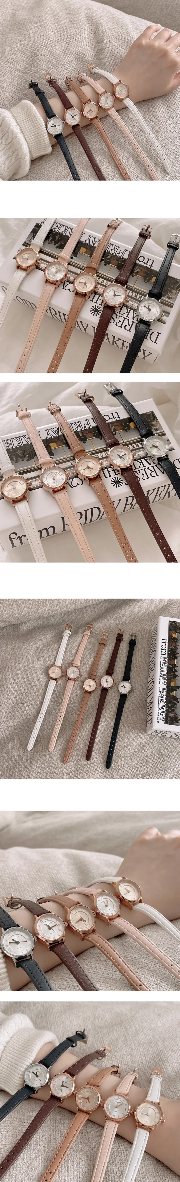 데일리 소가죽 손목시계 (5 colors) *Modern times 상세 이미지 2