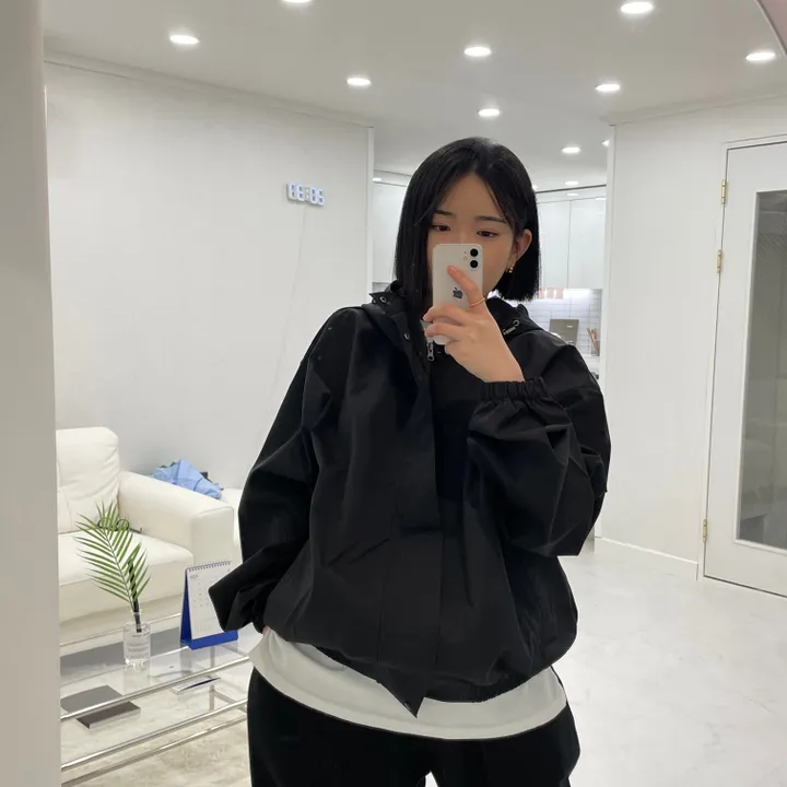 🔥기본템주문폭주🔥교복템 - 남녀공용 오버핏 바람막이 - 상세 이미지 17