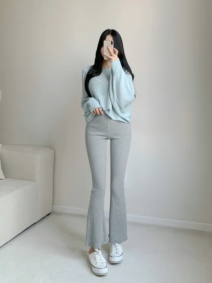 [활용도갑] 왕골지 부츠컷 레깅스 쫀쫀 팬츠 상세 이미지 3
