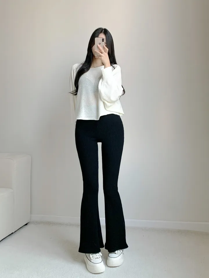 [활용도갑] 왕골지 부츠컷 레깅스 쫀쫀 팬츠 상세 이미지 11