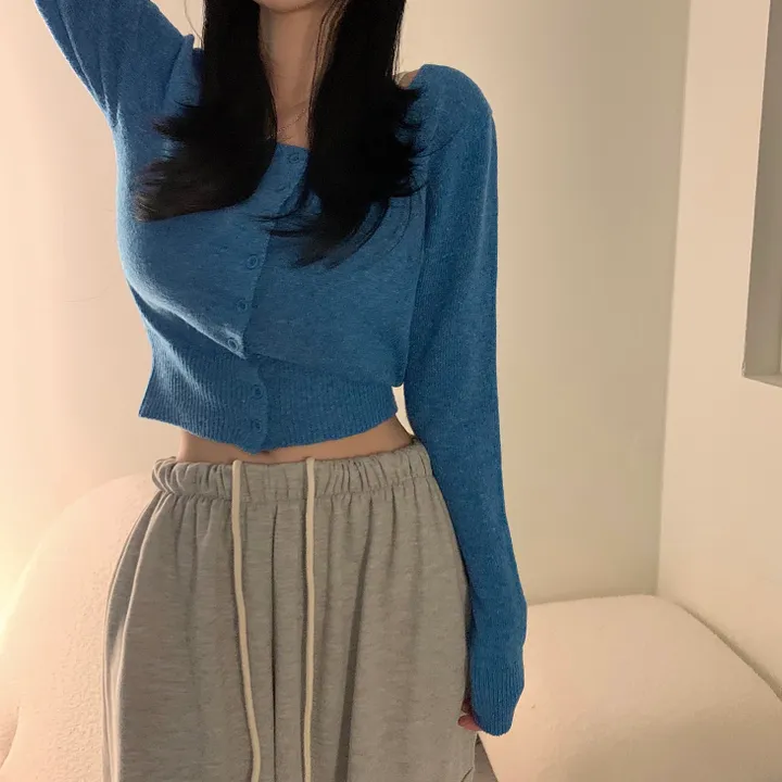 cashmere 3% 헤븐 스퀘어넥 가디건 cd - 7 color 상세 이미지 12