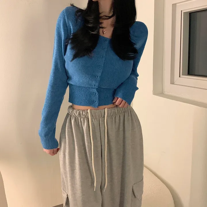 cashmere 3% 헤븐 스퀘어넥 가디건 cd - 7 color 상세 이미지 9
