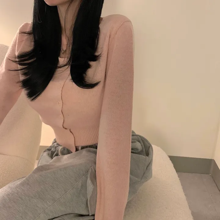cashmere 3% 헤븐 스퀘어넥 가디건 cd - 7 color 상세 이미지 20