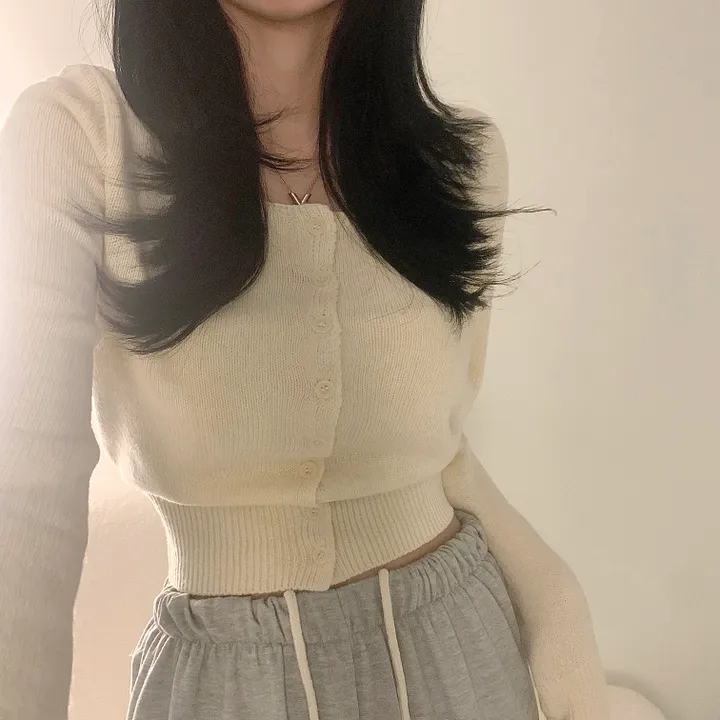 cashmere 3% 헤븐 스퀘어넥 가디건 cd - 7 color 상세 이미지 29