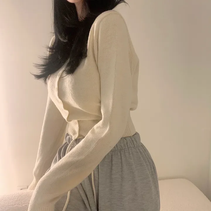cashmere 3% 헤븐 스퀘어넥 가디건 cd - 7 color 상세 이미지 33
