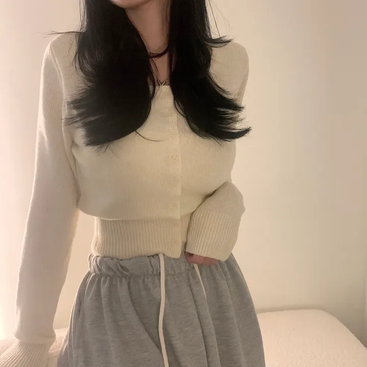 cashmere 3% 헤븐 스퀘어넥 가디건 cd - 7 color 상세 이미지 32