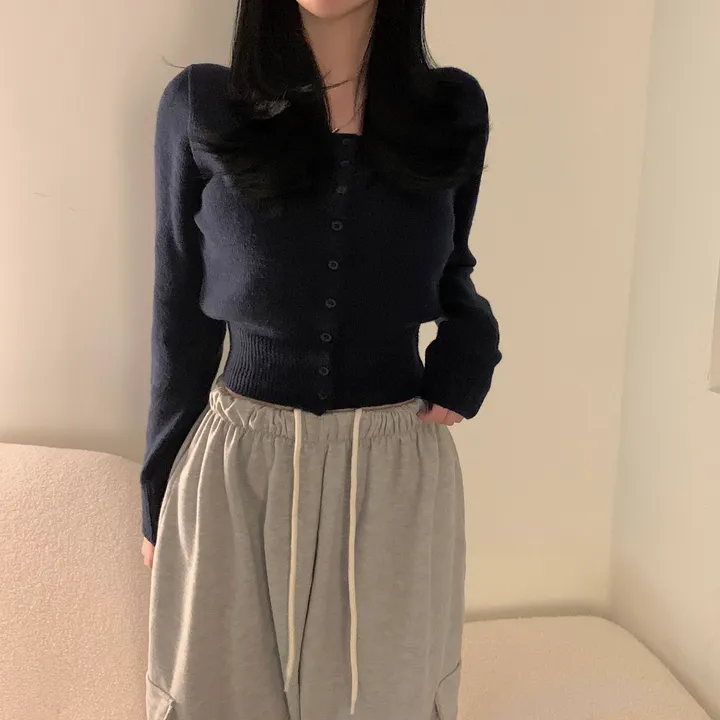 cashmere 3% 헤븐 스퀘어넥 가디건 cd - 7 color 상세 이미지 37