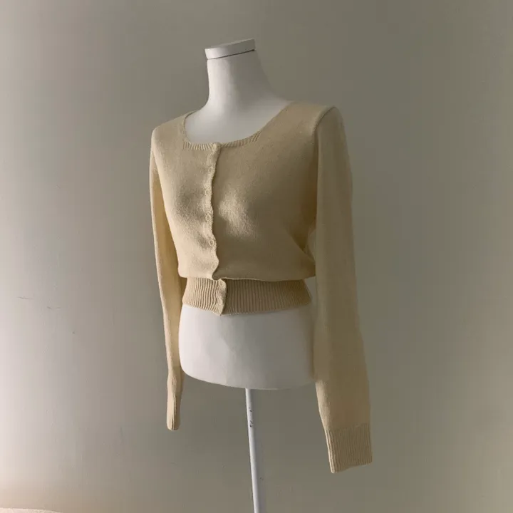 cashmere 3% 헤븐 스퀘어넥 가디건 cd - 7 color 상세 이미지 40