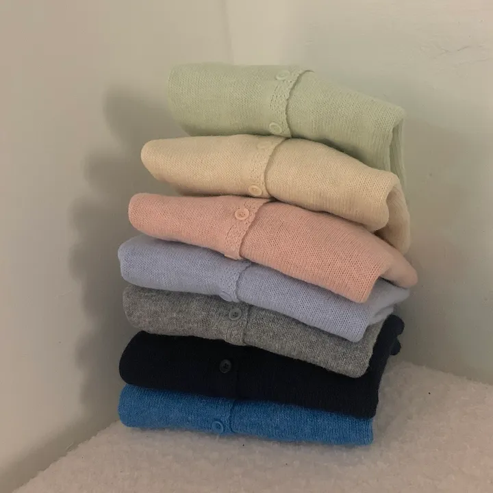 cashmere 3% 헤븐 스퀘어넥 가디건 cd - 7 color 상세 이미지 51
