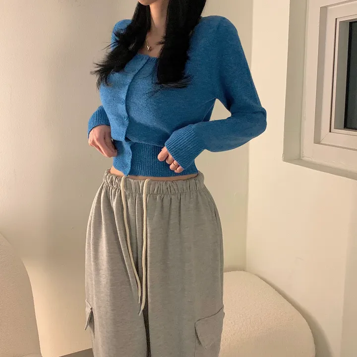 cashmere 3% 헤븐 스퀘어넥 가디건 cd - 7 color 상세 이미지 54
