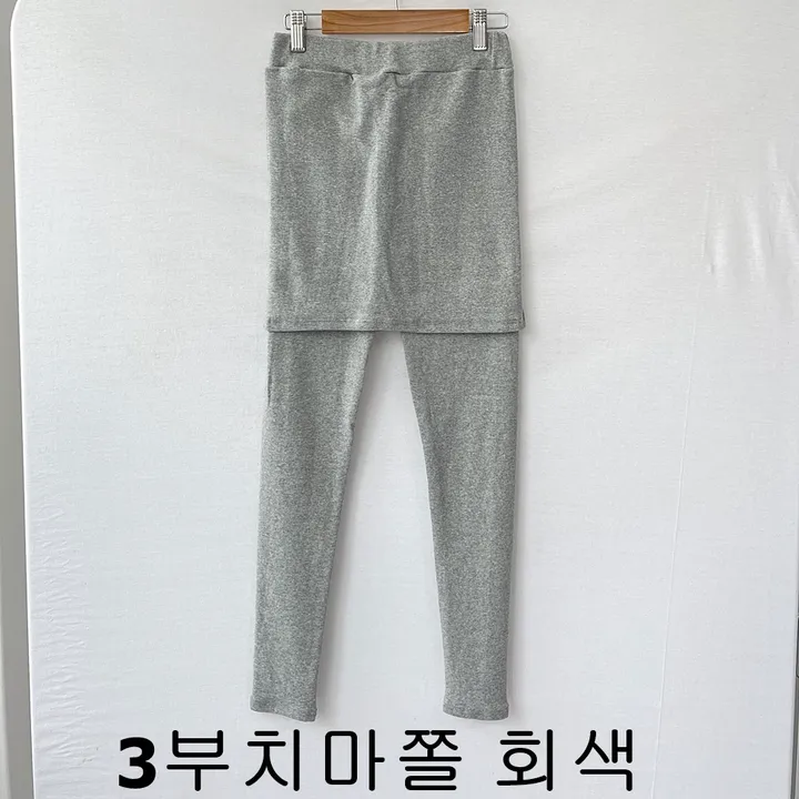 봄 가을 기본 치마레깅스 H라인 밴딩 스판 면 3부 치마 쫄 레깅스 미니 숏 치렝스 여성운동복 상세 이미지 16