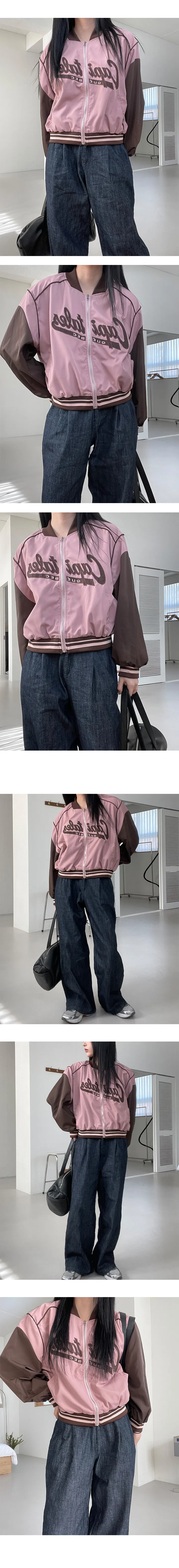 [당일발송/new블랙컬러추가]볼린 레트로 바시티 블루종 점퍼(3colors) 상세 이미지 5