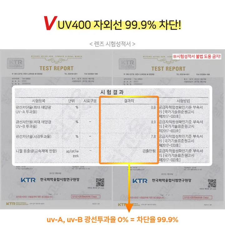 자외선차단 선글라스 기본 사각 뿔테 남자 여자 공용 UV400 상세 이미지 5