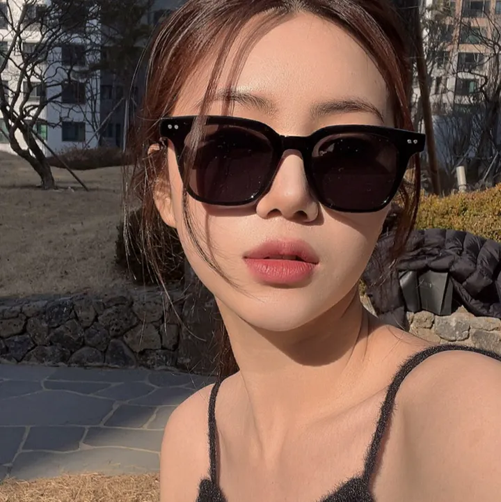 자외선차단 선글라스 기본 사각 뿔테 남자 여자 공용 UV400 상세 이미지 11