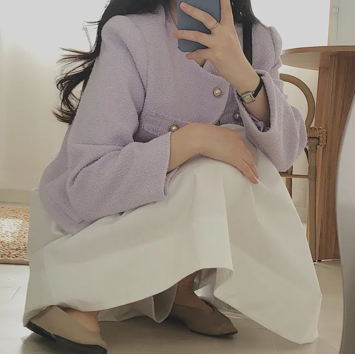 [MD추천] 작은알 소가죽 미니 앤틱 미니 스퀘어 사각 얇은줄 손목 시계 (2color) 상세 이미지 19