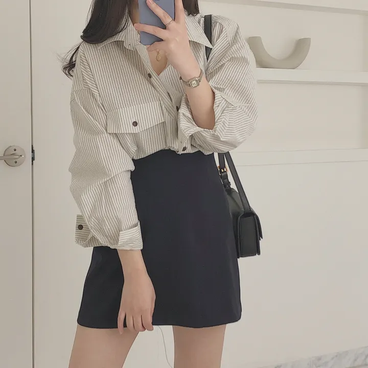 [MD추천] 작은알 소가죽 미니 앤틱 미니 스퀘어 사각 얇은줄 손목 시계 (2color) 상세 이미지 34