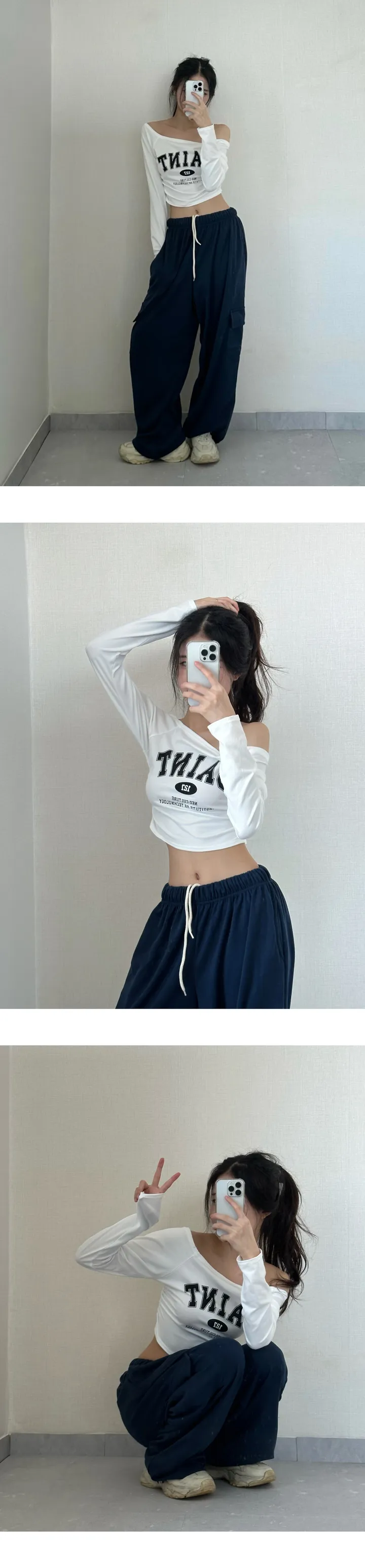 일부당일!  [ 기모.ver추가❗2개 묶음할인❗,최저가,국내제작 퀄보장,남녀공용] 힙 카고 와이드 밴딩바지 트레이닝 바지(롱,카고팬츠,츄리닝,와이드,잠옷) 상세 이미지 15