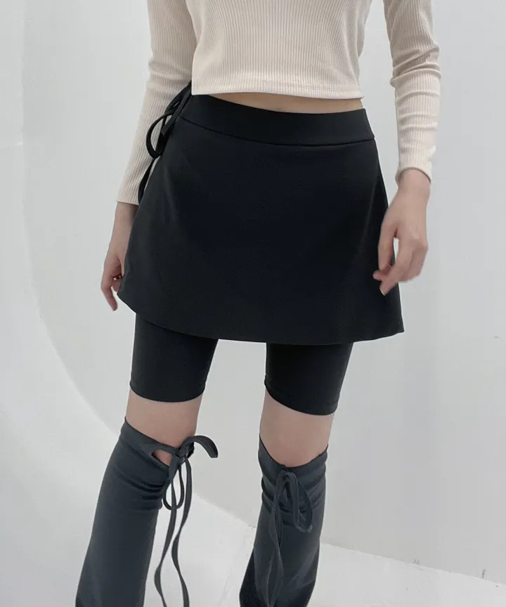 뉴진스 3부 스트랩 치마 레깅스 상세 이미지 2