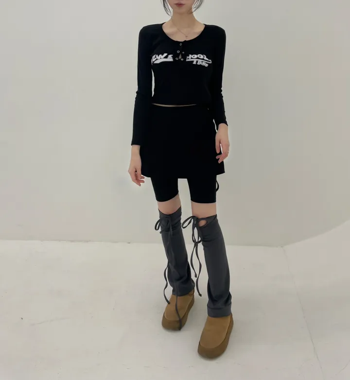 뉴진스 3부 스트랩 치마 레깅스 상세 이미지 5