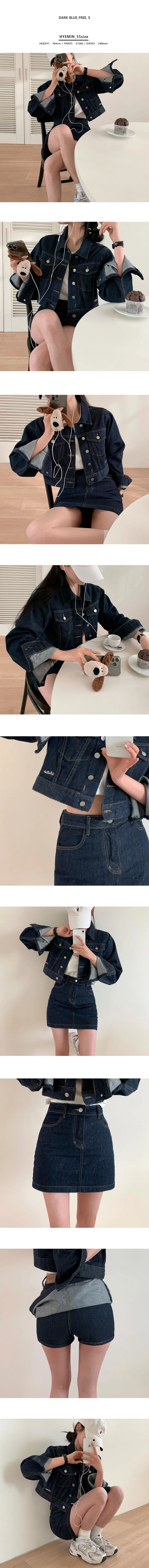 [당일출고][MADE/단독구매가능!]논페이드 생지 청청 셋업 상세 이미지 4
