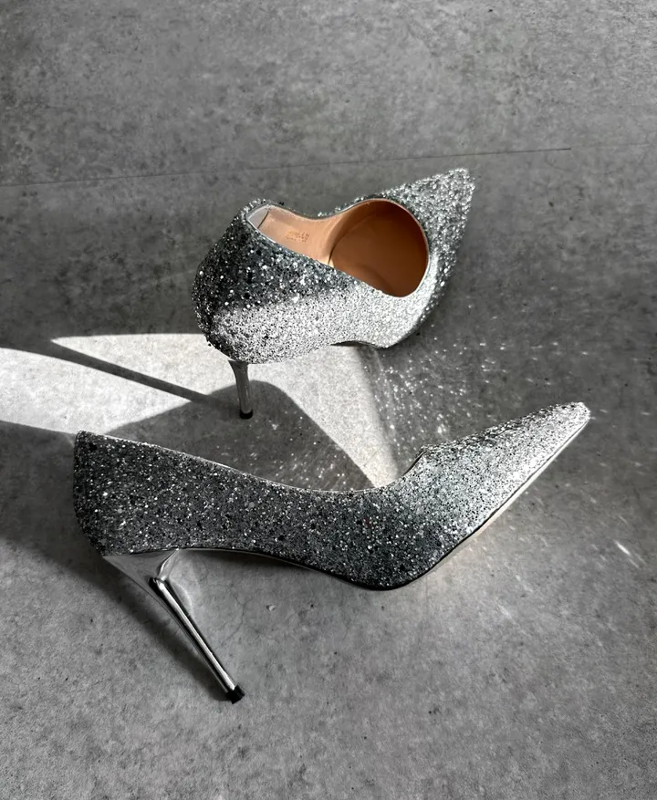 Glitter Stiletto High Heels 상세 이미지 5
