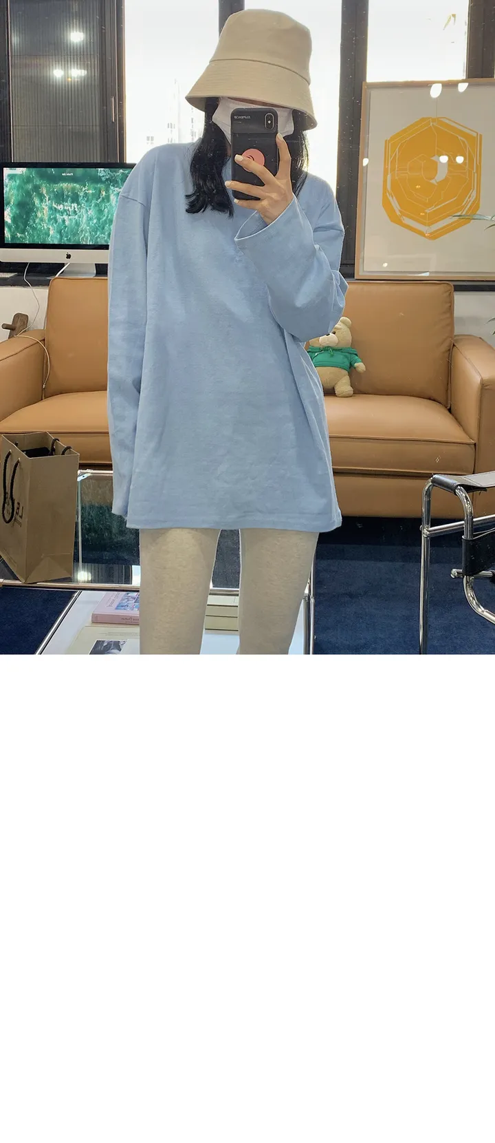 365 스판 심플 레깅스 (4color) ’컬러추가’ 상세 이미지 4