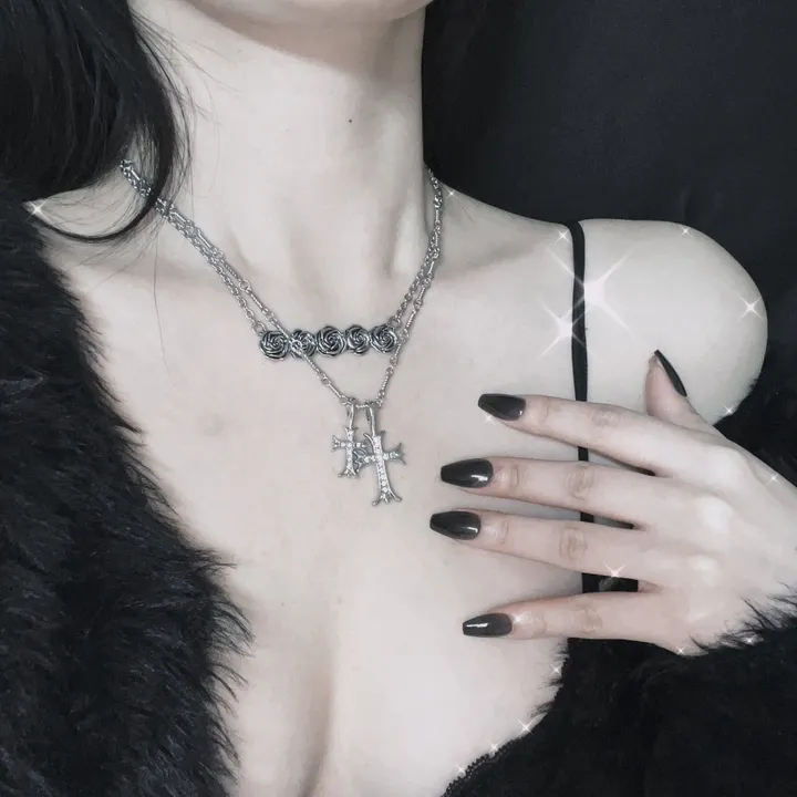 당일출고 🚀 주문폭주*  y2k cross necklace [빈티지 십자가 목걸이] 상세 이미지 12