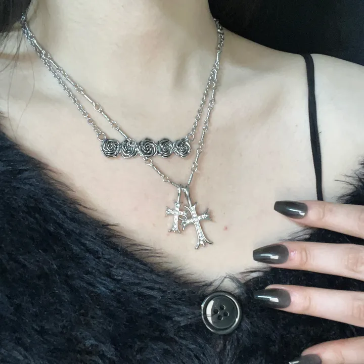 당일출고 🚀 주문폭주*  y2k cross necklace [빈티지 십자가 목걸이] 상세 이미지 9